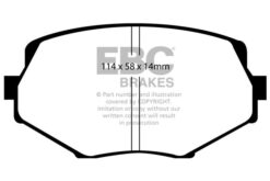 EBC Greenstuff 2000 Brake Pad Set (FRONT) DP21002 - Image 2