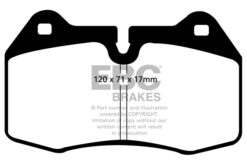 DP41032R EBC Yellowstuff Street and Track Brake Pad Set [Front] - Image 2
