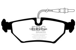EBC Ultimax OEM Replacement Brake Pad Set DP1040 [Rear] - Image 2