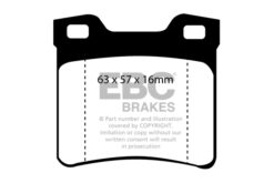 DP41048R EBC Yellowstuff Street and Track Brake Pad Set [Rear] - Image 2