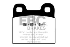 EBC Greenstuff Brake Pads - DP2105 - Image 2