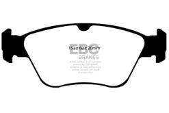 EBC Greenstuff 2000 Brake Pad Set (FRONT) DP21055 - Image 2