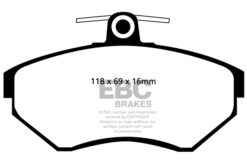 DP41112R EBC Yellowstuff Street and Track Brake Pad Set [Front] - Image 2