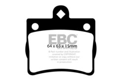 EBC Ultimax OEM Replacement Brake Pad Set DP1135 [Rear] - Image 2