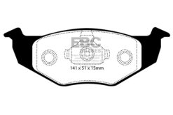 EBC Greenstuff 2000 Brake Pad Set (FRONT) DP21137 - Image 2