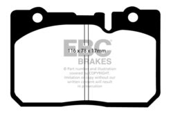 EBC Redstuff Brake Pads - DP31154C - Image 2