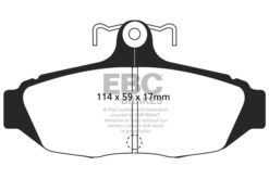 EBC Ultimax OEM Replacement Brake Pad Set DP1172 [Rear] - Image 2