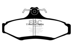 EBC Ultimax OEM Replacement Brake Pad Set DP1197 [Rear] - Image 2