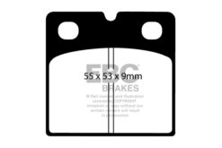 EBC Ultimax OEM Replacement Brake Pad Set DP1215 [Rear] - Image 2