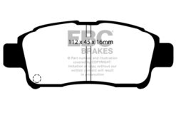 Alternative view of EBC Greenstuff 2000 Brake Pad Set (FRONT) DP21225