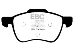 EBC Redstuff Brake Pads - DP31229C - Image 2
