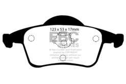 EBC Ultimax OEM Replacement Brake Pad Set DP1231 [Rear] - Image 2
