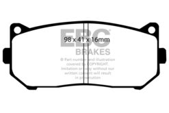 EBC Ultimax OEM Replacement Brake Pad Set DP1235 [Rear] - Image 2