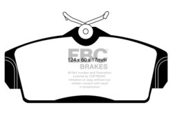 EBC Greenstuff 2000 Brake Pad Set (FRONT) DP21238 - Image 2