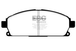 DP41247R EBC Yellowstuff Street and Track Brake Pad Set [Front] - Image 2