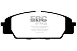 EBC Greenstuff 2000 Brake Pad Set (FRONT) DP21254 - Image 2