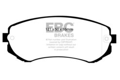 EBC Greenstuff 2000 Brake Pad Set (FRONT) DP21279 - Image 2