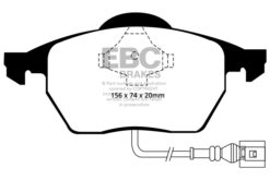EBC Greenstuff 2000 Brake Pad Set (FRONT) DP21330 - Image 2