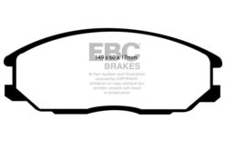 DP41332R EBC Yellowstuff Street and Track Brake Pad Set [Front] - Image 2