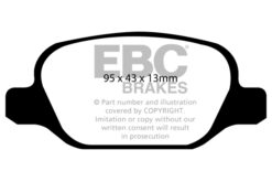EBC Ultimax OEM Replacement Brake Pad Set DP1338 [Rear] - Image 2