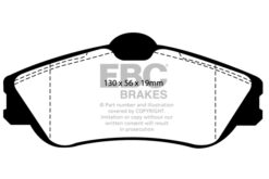 EBC Greenstuff 2000 Brake Pad Set (FRONT) DP21346 - Image 2