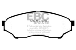 DP41347R EBC Yellowstuff Street and Track Brake Pad Set [Front] - Image 2