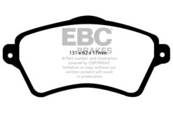 DP41352R EBC Yellowstuff Street and Track Brake Pad Set [Front] - Image 2