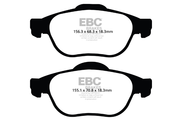 EBC Greenstuff 2000 Brake Pad Set (FRONT) DP21353/2 - Image 2
