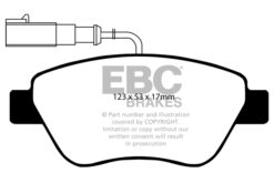 EBC Greenstuff 2000 Brake Pad Set (FRONT) DP21384/2 - Image 2