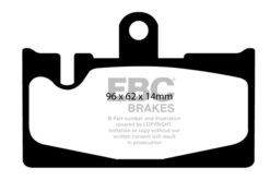 DP41397R EBC Yellowstuff Street and Track Brake Pad Set [Rear] - Image 2