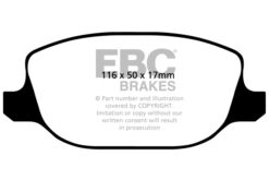 EBC Redstuff Brake Pads - DP31425C - Image 2