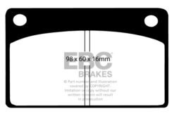 EBC Greenstuff Brake Pads - DP2143 - Image 2