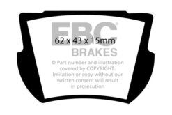 EBC Greenstuff Brake Pads - DP2145 - Image 2