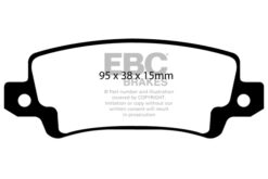 DP41458R EBC Yellowstuff Street and Track Brake Pad Set [Rear] - Image 2