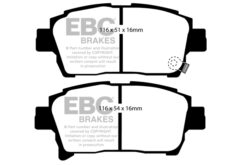 Alternative view of EBC Greenstuff 2000 Brake Pad Set (FRONT) DP21459