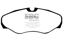 Alternative view of EBC Greenstuff 2000 Brake Pad Set (FRONT) DP21461