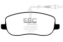 EBC Greenstuff 2000 Brake Pad Set (FRONT) DP21466 - Image 2