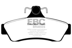 Alternative view of EBC Ultimax OEM Replacement Brake Pad Set DP1506 [Rear]