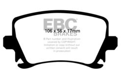 Alternative view of EBC Redstuff Brake Pads - DP31518C
