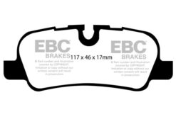 DP41542R EBC Yellowstuff Street and Track Brake Pad Set [Rear] - Image 2