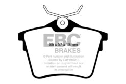 EBC Redstuff Brake Pads - DP31551C - Image 2