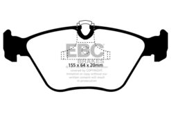 EBC Greenstuff 2000 Brake Pad Set (FRONT) DP21552 - Image 2