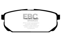 EBC Ultimax OEM Replacement Brake Pad Set DP1559 [Rear] - Image 2