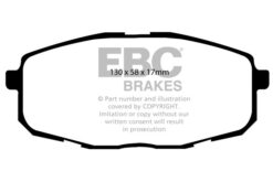 EBC Greenstuff 2000 Brake Pad Set (FRONT) DP21562 - Image 2