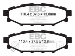 Alternative view of EBC Bluestuff Brake Pads - DP51584NDX [Rear]