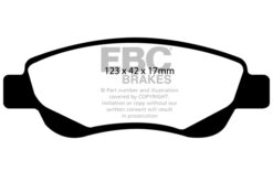 EBC Greenstuff 2000 Brake Pad Set (FRONT) DP21597 - Image 2