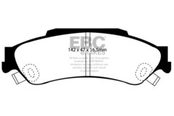 EBC Ultimax OEM Replacement Brake Pad Set DP1602 [Rear] - Image 2