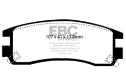 EBC Redstuff Brake Pads - DP31609C - Image 2