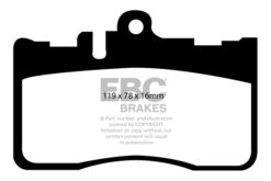 EBC Redstuff Brake Pads - DP31622C - Image 2