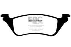 EBC Ultimax OEM Replacement Brake Pad Set DP1629 [Rear] - Image 2